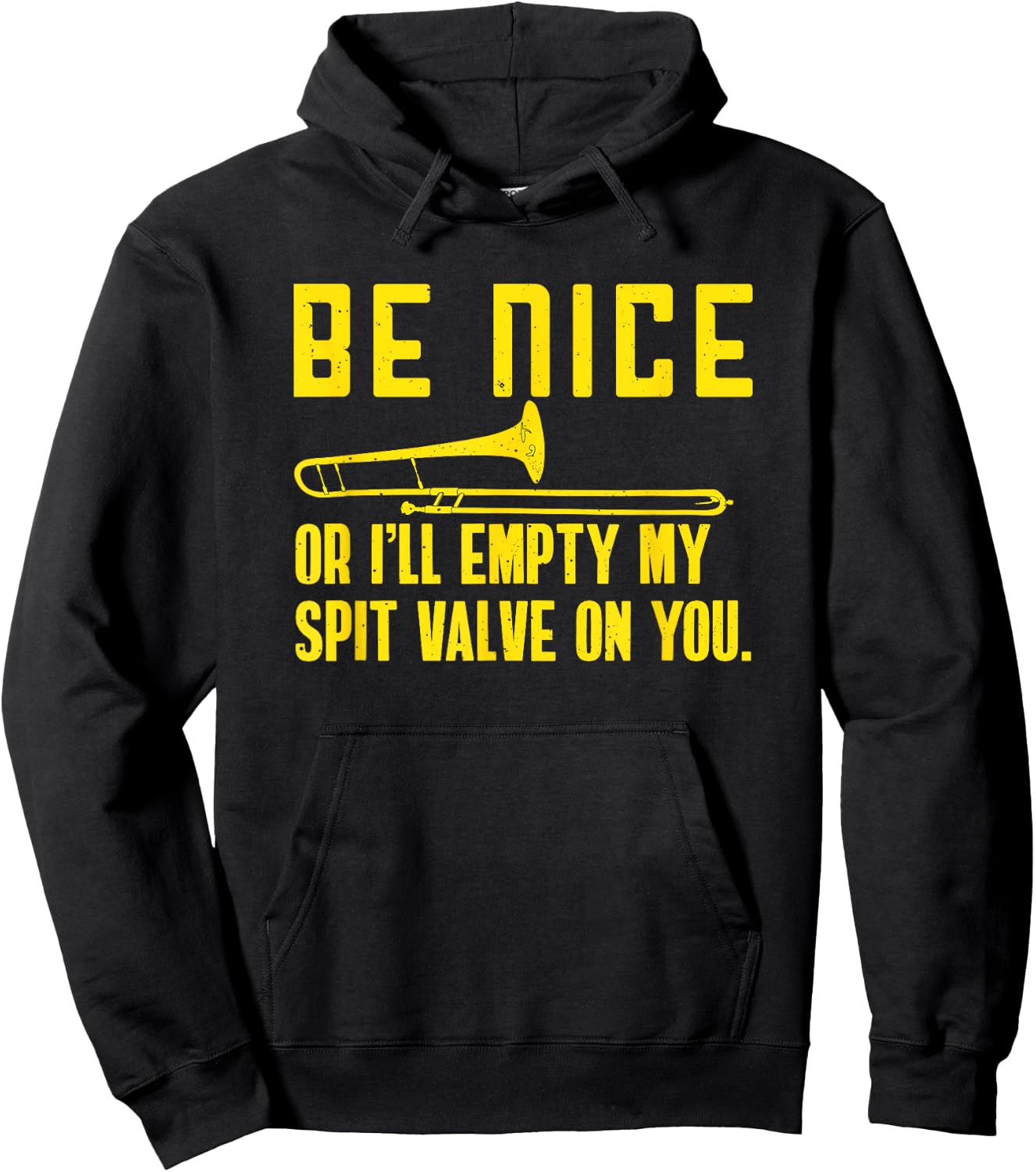 Trombone Player Shirt - Trombone Funny Band Hoodie - Hoodie | Black