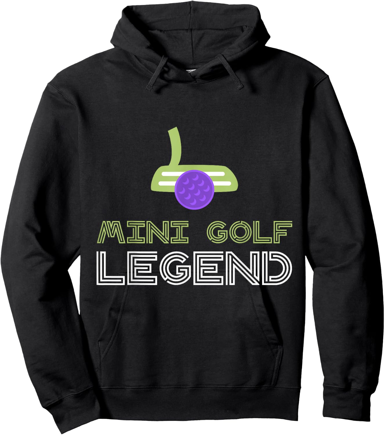 Mini Golf Legend | A Mini Golf Shirt for Champions Hoodie - Hoodie | Black