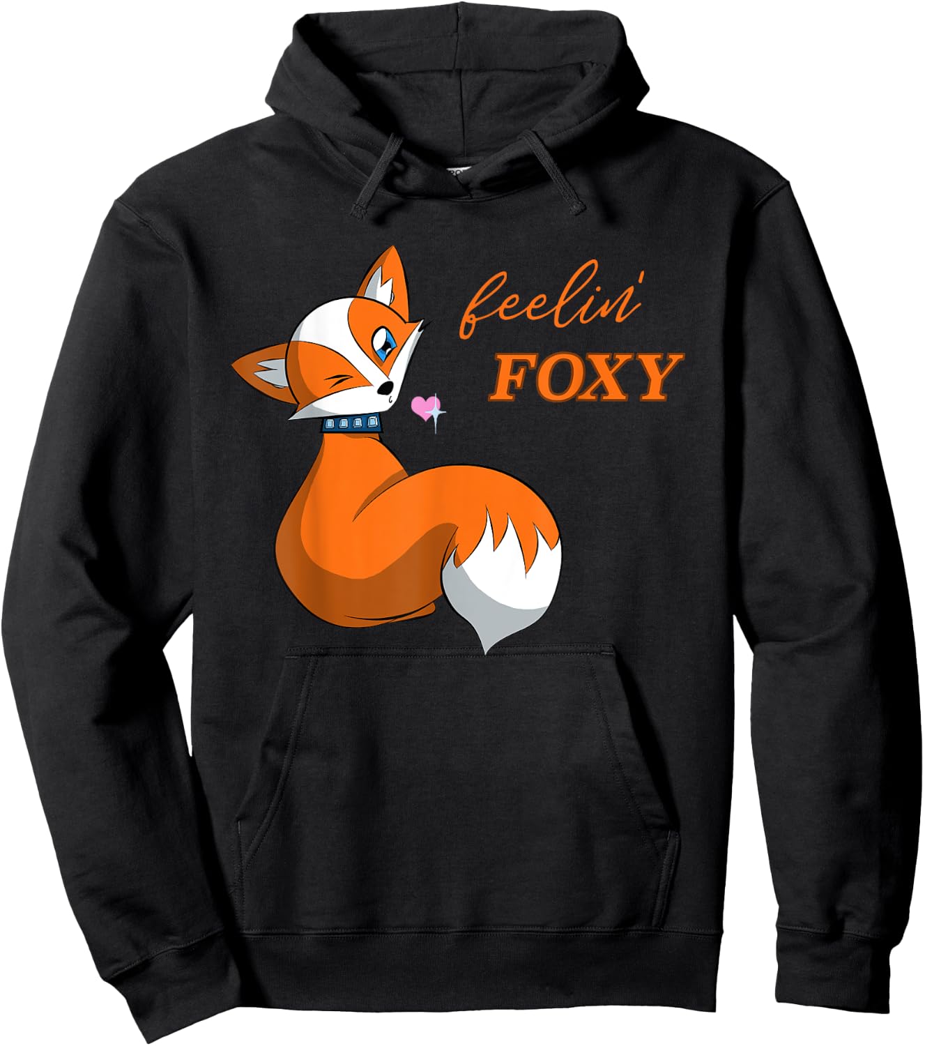 Feelin' Foxy Hoodie - Hoodie | Black