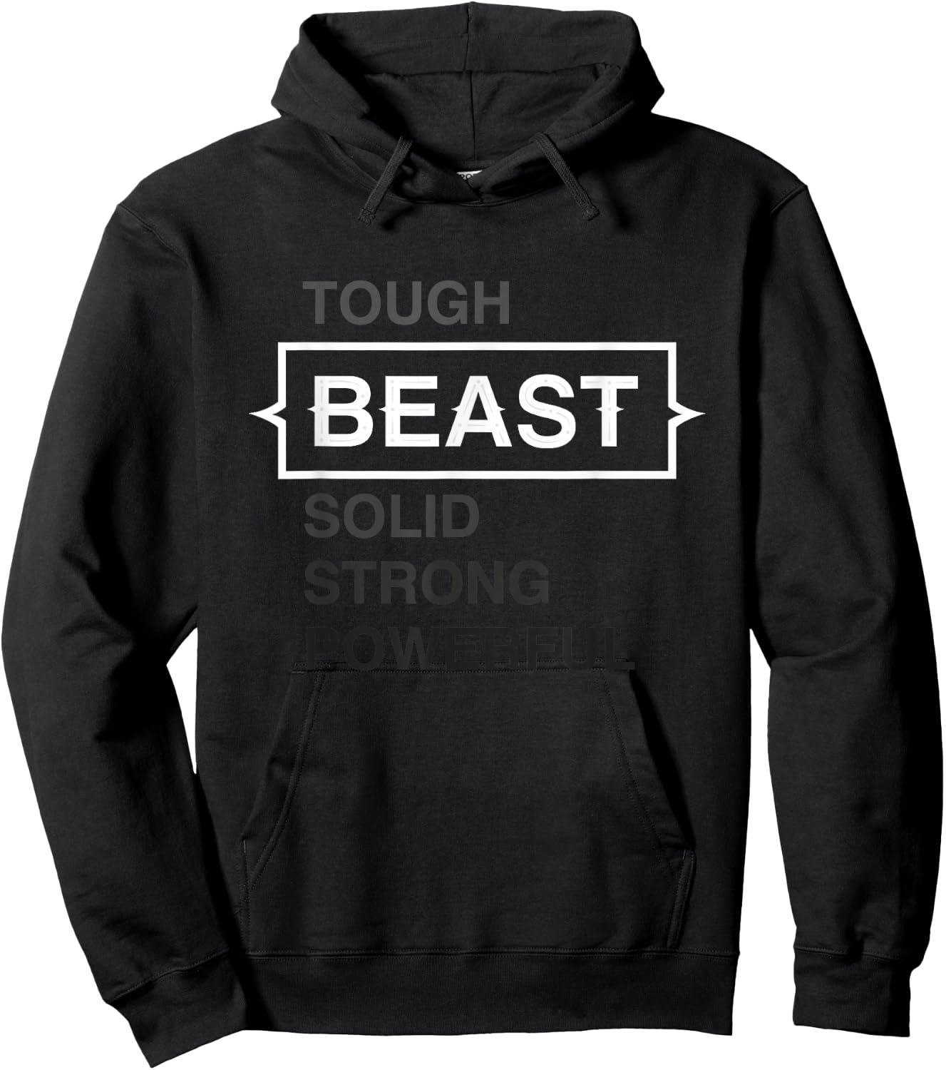 Beast - Workout Gym Mode Weight Lifting Hoodie - Hoodie | Black