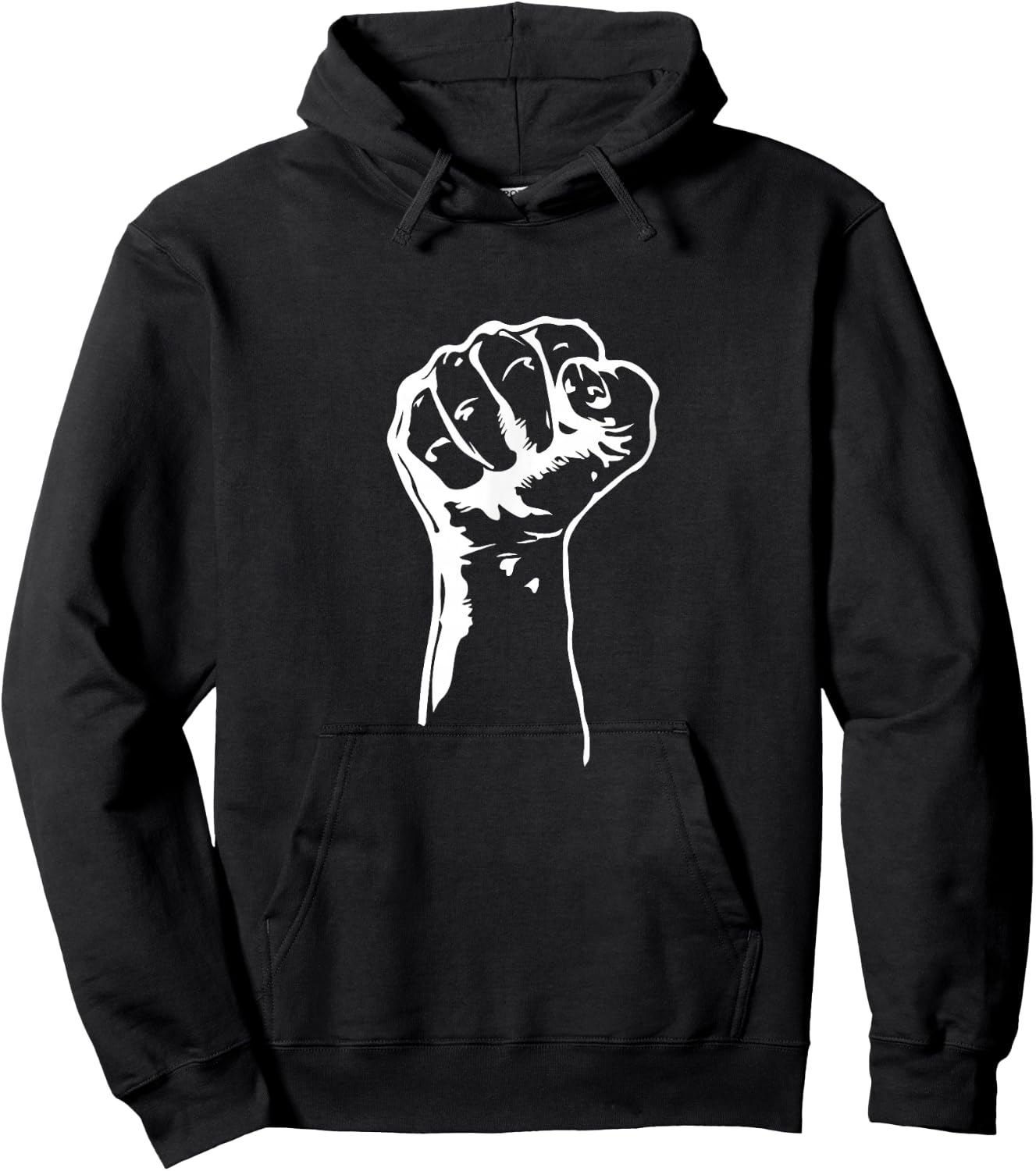 Civil Rights Equality Freedom Justice Fist BLM Power Hoodie - Hoodie | Black