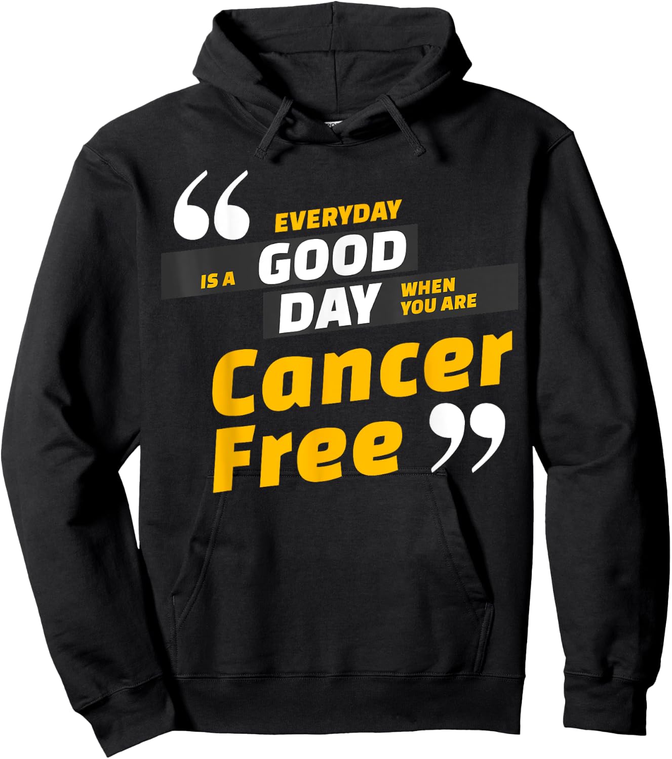Cancer Free Celebration Wear Hoodie - Hoodie | Black