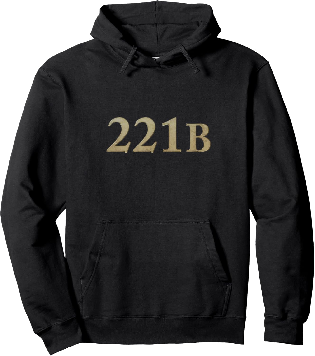 Sherlock Holmes Books 221B Baker Street T Shirt Hoodie - Hoodie | Black