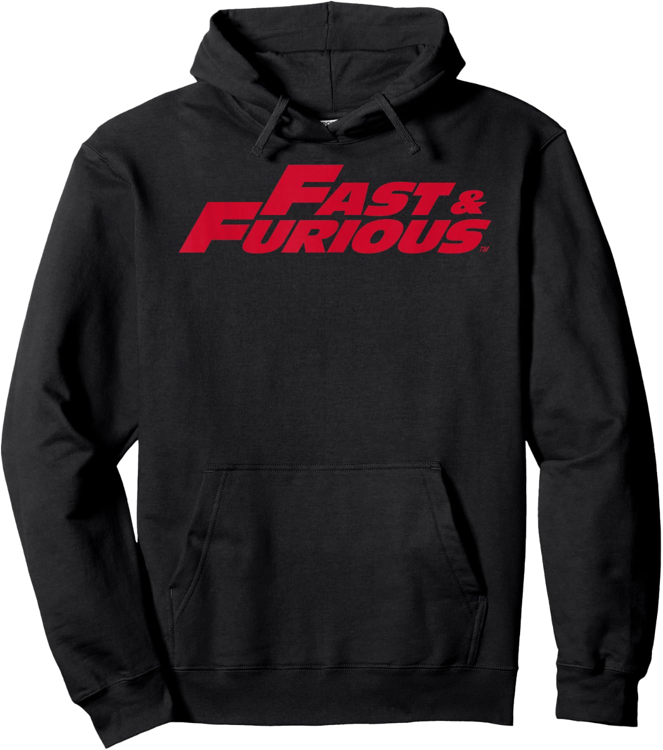 Fast & Furious Classic Red Logo Hoodie - Hoodie | Black