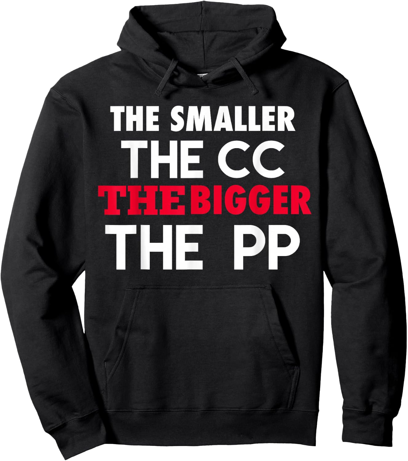 Small CC Big PP Funny Mini Moto Pit Bike Pocket Motorcycle Hoodie - Hoodie | Black