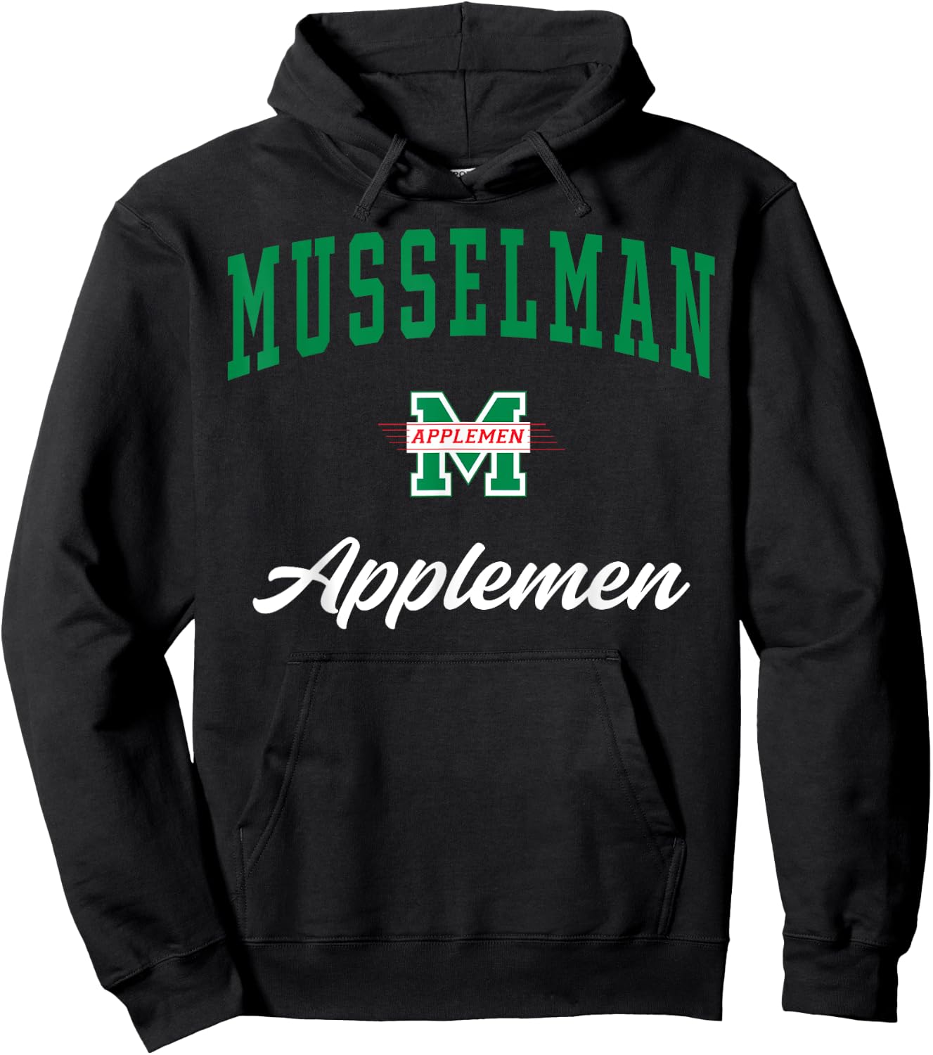 Musselman High School Applemen C3 Hoodie - Hoodie | Black