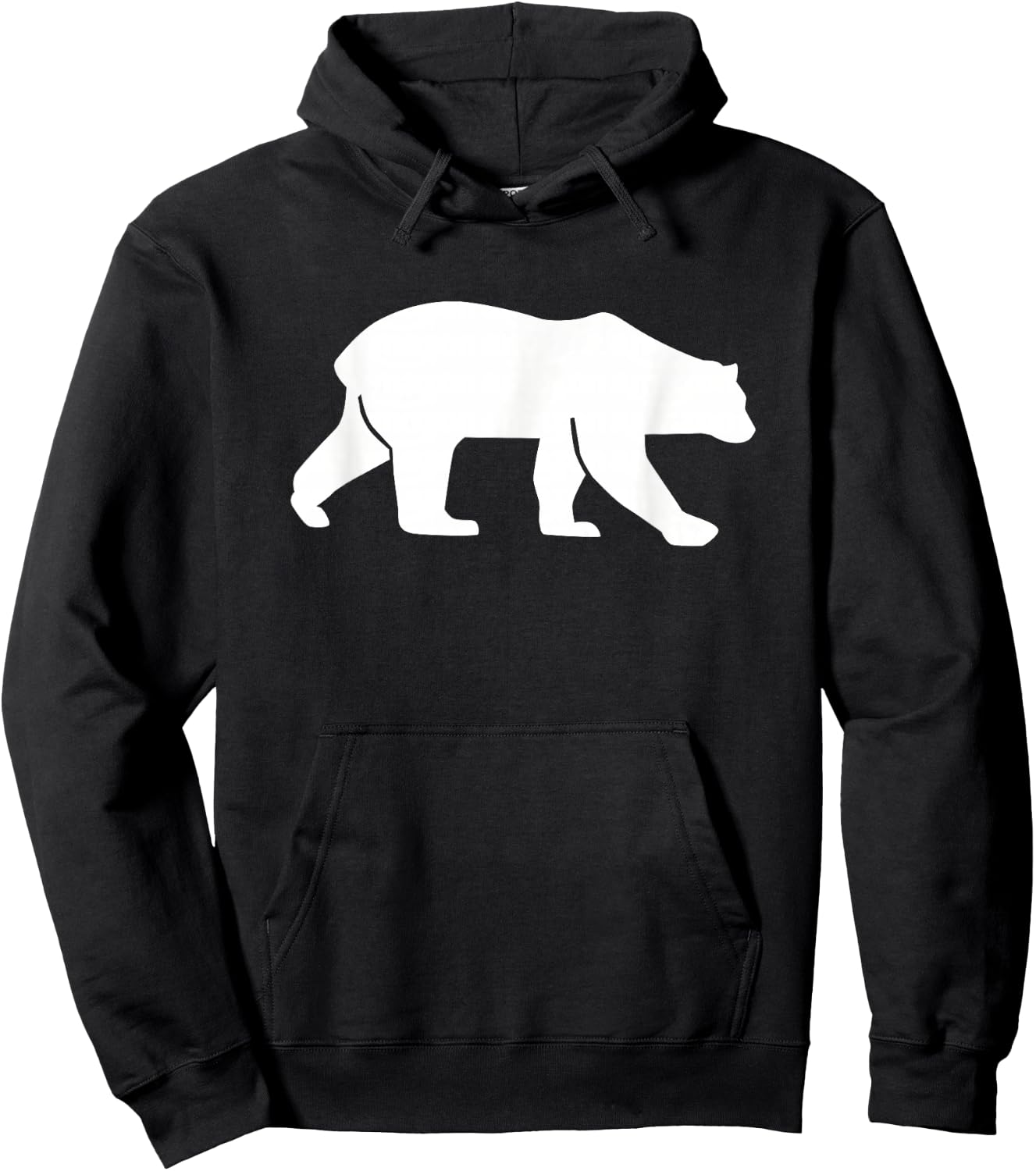 Walking polar bear Hoodie - Hoodie | Black