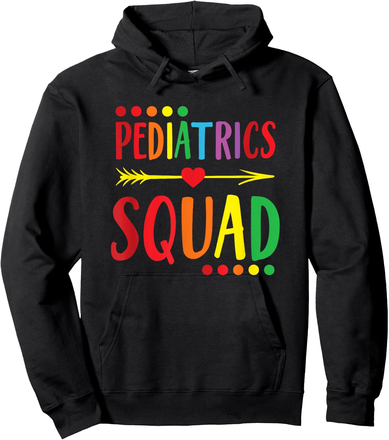 Pediatrics Squad Peds Registered Nurse RN BSN Hoodie - Hoodie | Black