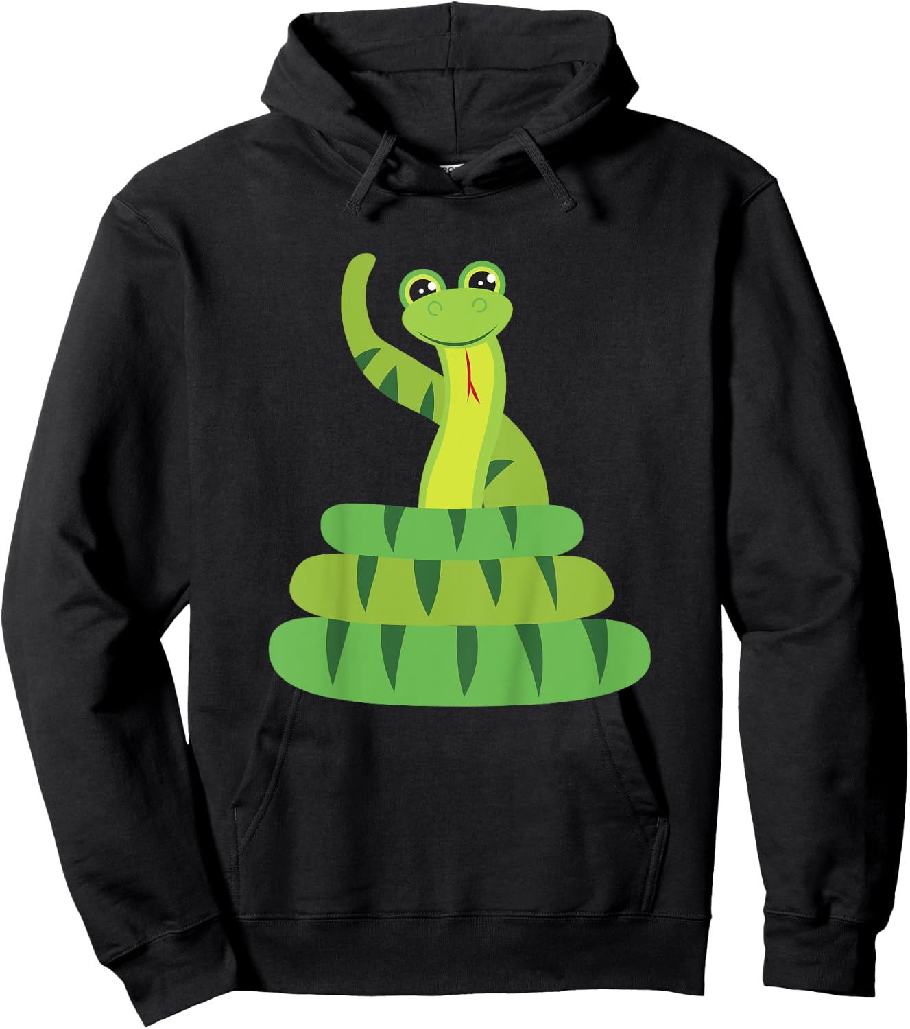 Funny Boa Constrictor Python Reptile Snake Boys Girls Hoodie - Hoodie | Black
