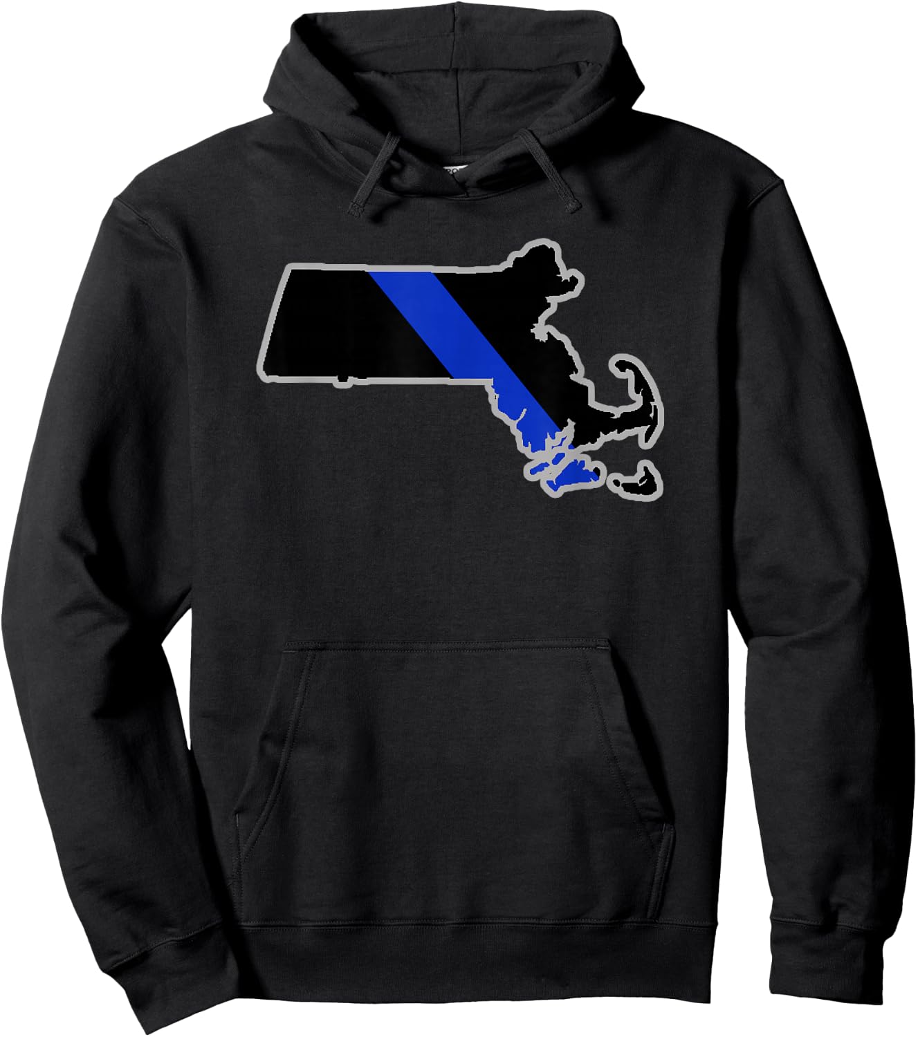 Massachusetts State Police Massachusetts Law Enforcement Hoodie - Hoodie | Black