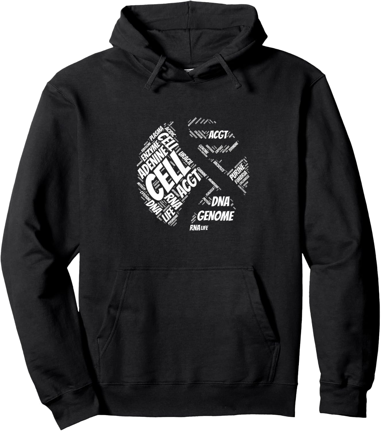 Double Helix DNA - Biology Science Hoodie - Hoodie | Black