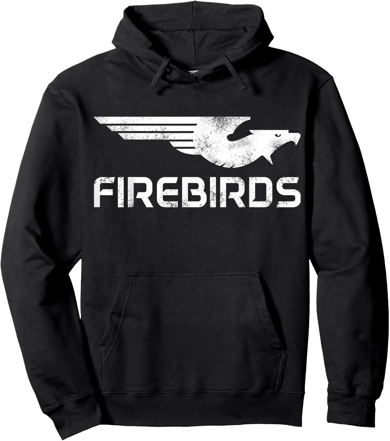 Kettering Firebirds White Bird Logo Hoodie - Hoodie | Black