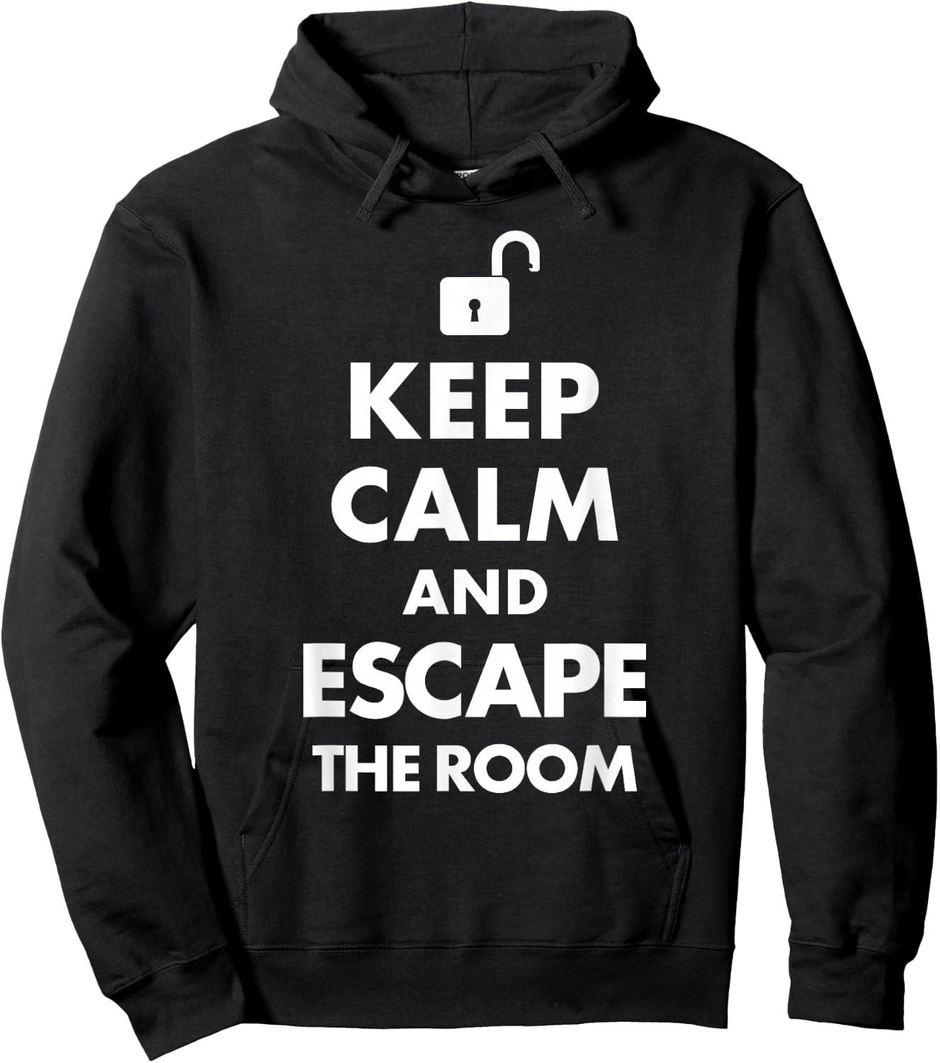 Keep Calm and Escape the Room Hoodie - Hoodie | Black