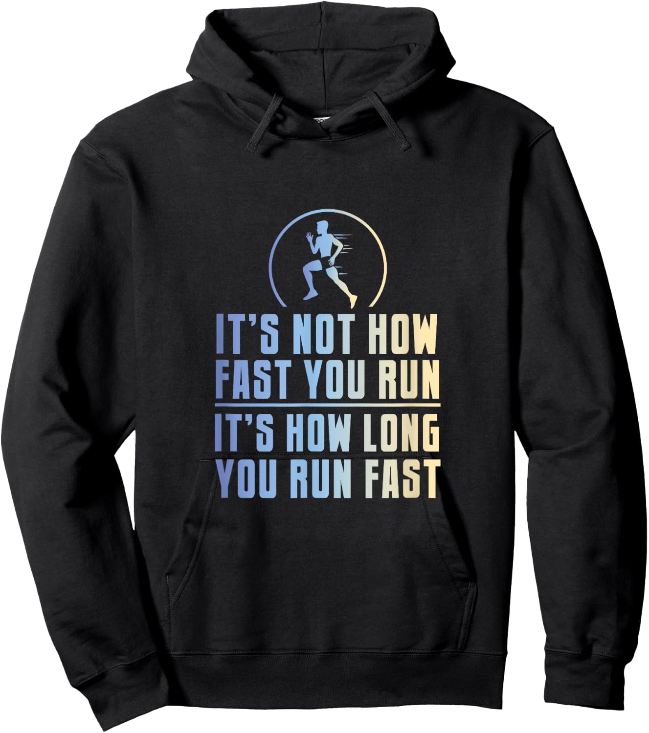 Funny Long Distance Runner XC Coach Cross Country Gift Hoodie - Hoodie | Black