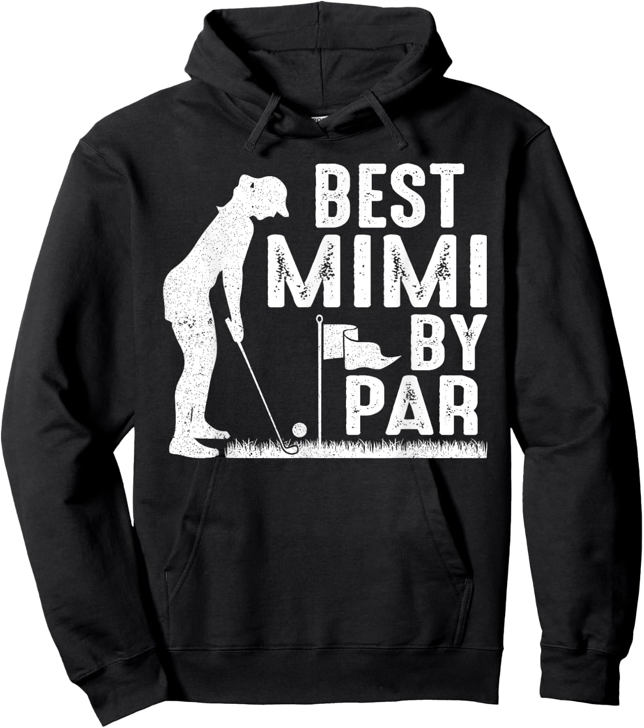 Mother's Day Best Mimi By Par Funny Golf Lover Gifts Hoodie - Hoodie | Black