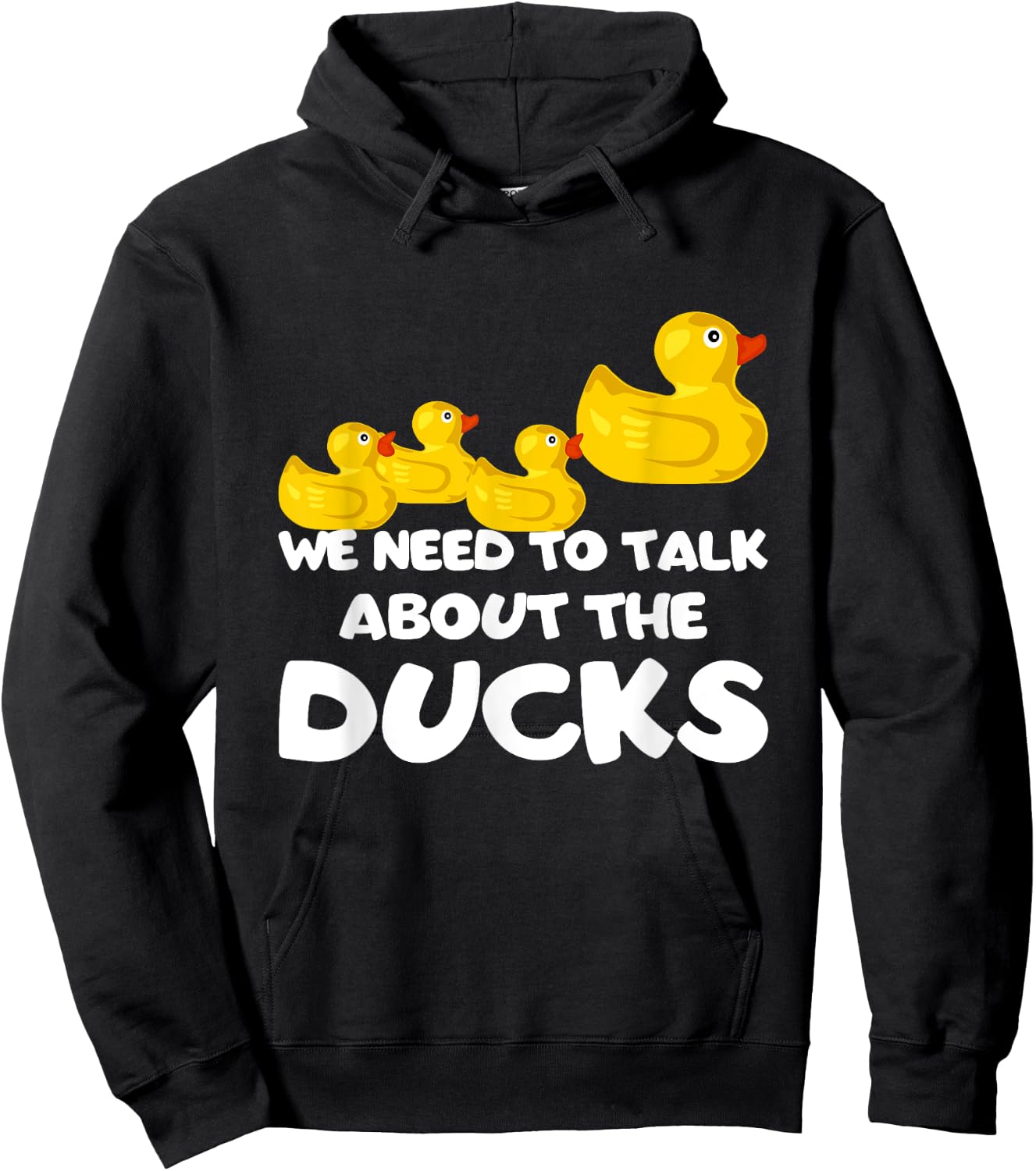 We Need To Talk About The Ducks Hoodie - Hoodie | Black