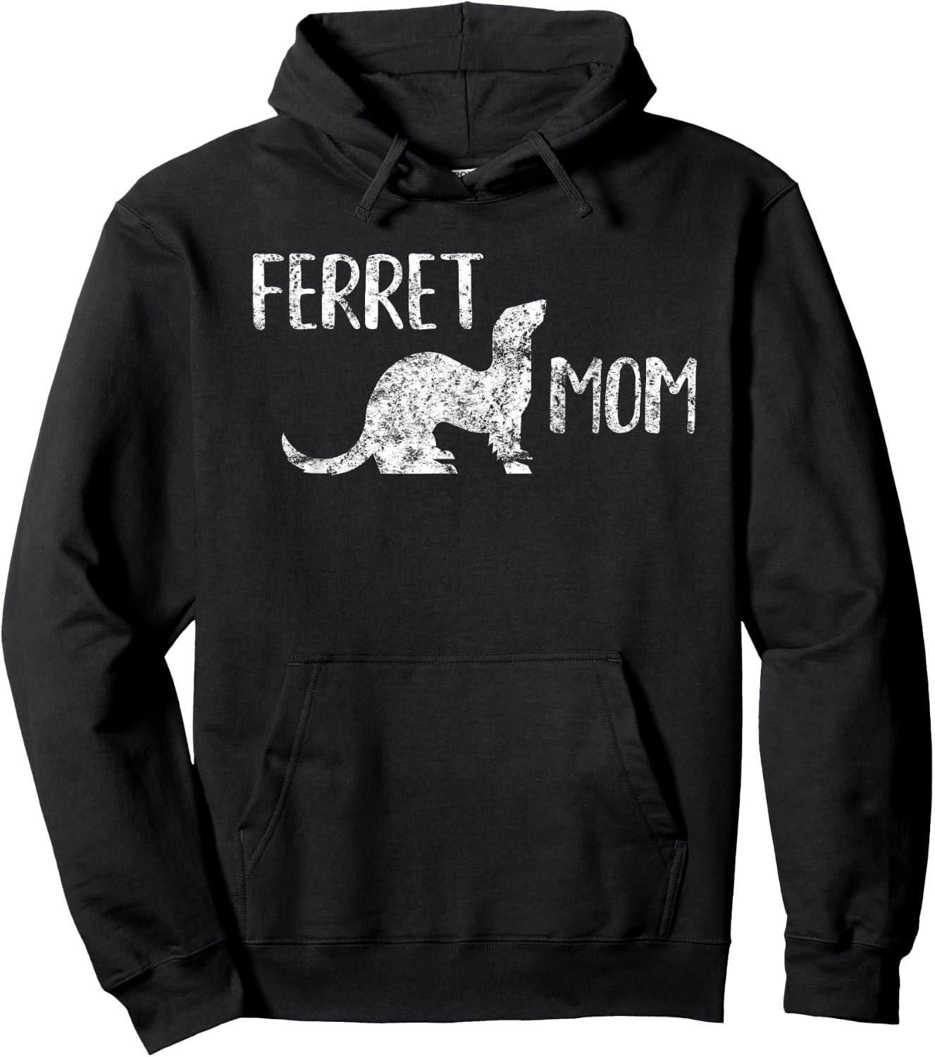 Ferret Mom - Ferret Lover and Enthusiasts Hoodie - Hoodie | Black