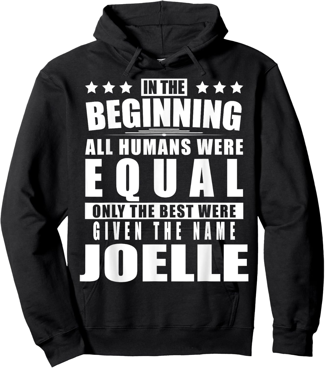 Name Joelle First Name Gifts - Funny Personalized Gift Hoodie - Hoodie | Black
