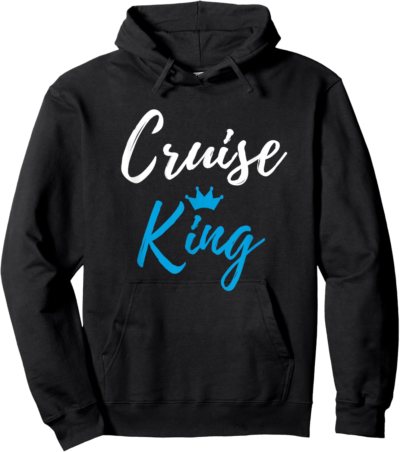 Cruise King Funny Cruise Vacation Traveler Gift Hoodie - Hoodie | Black