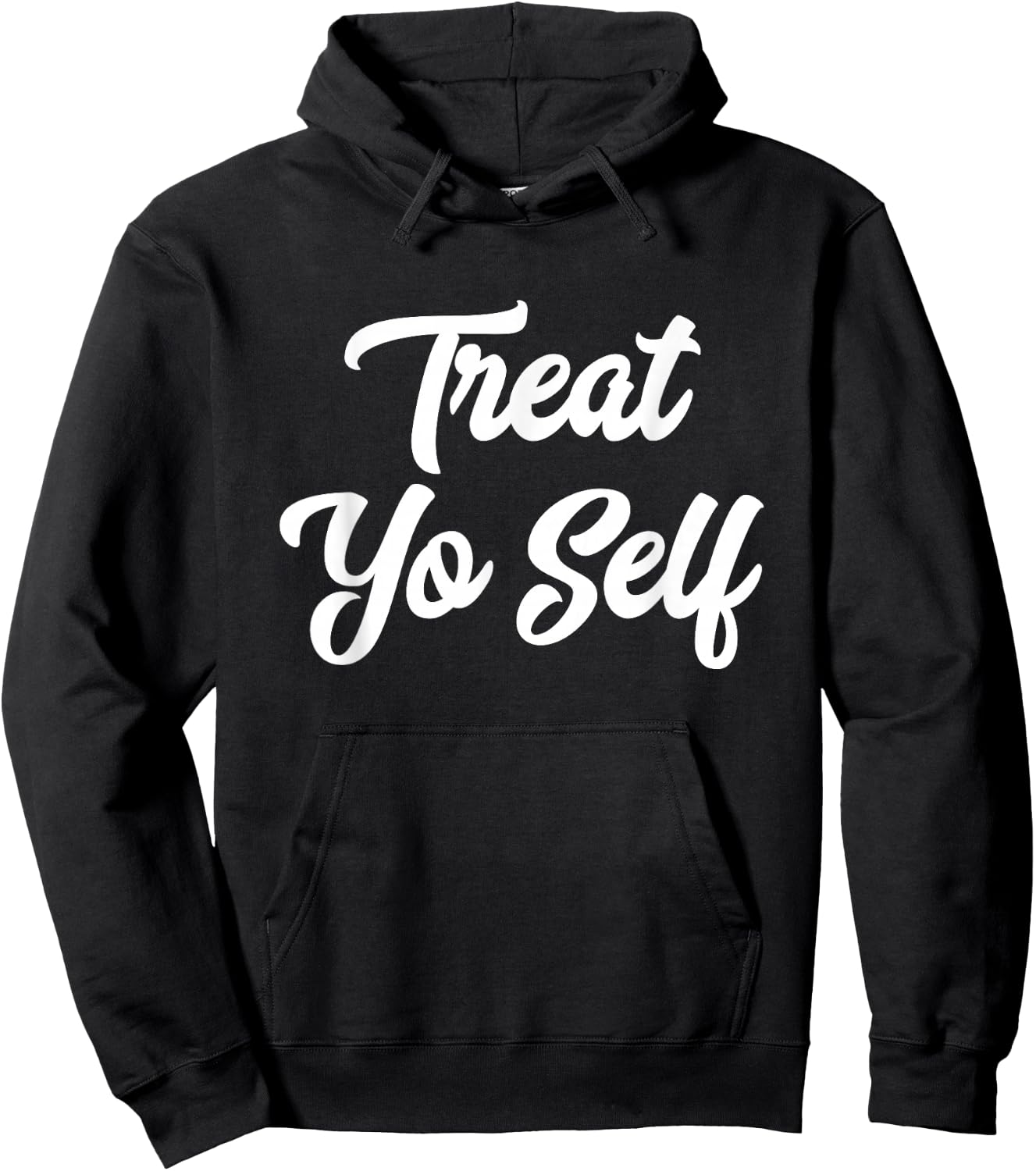 Treat Yo Self Cute Hoodie - Hoodie | Black