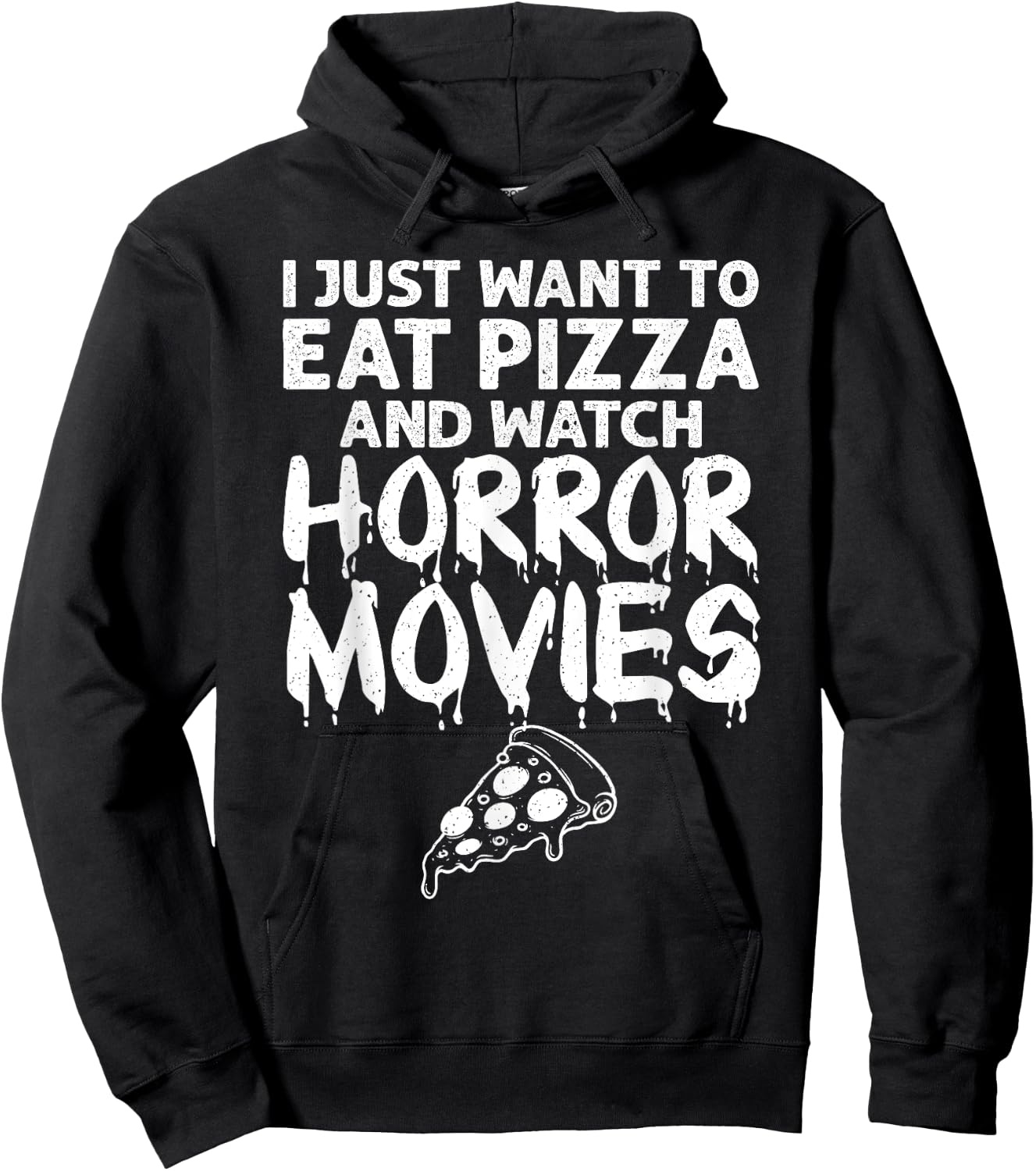 Funny Horror Movie Design Women Horror Movie Lover Hoodie - Hoodie | Black