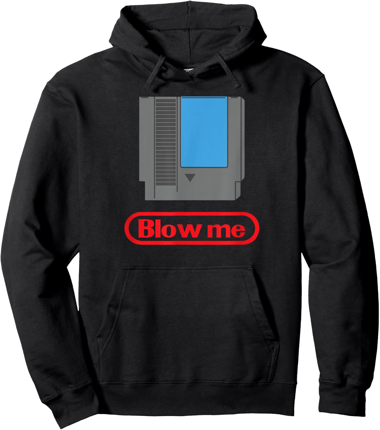 Funny Gamer Parody - Blow Me 80s Shirt Hoodie - Hoodie | Black
