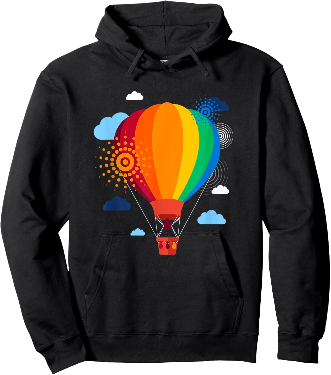 Hot Air Balloon Hot Air Balloon Rides Festival Shirt Medium Pink Hoodie - Hoodie | Black
