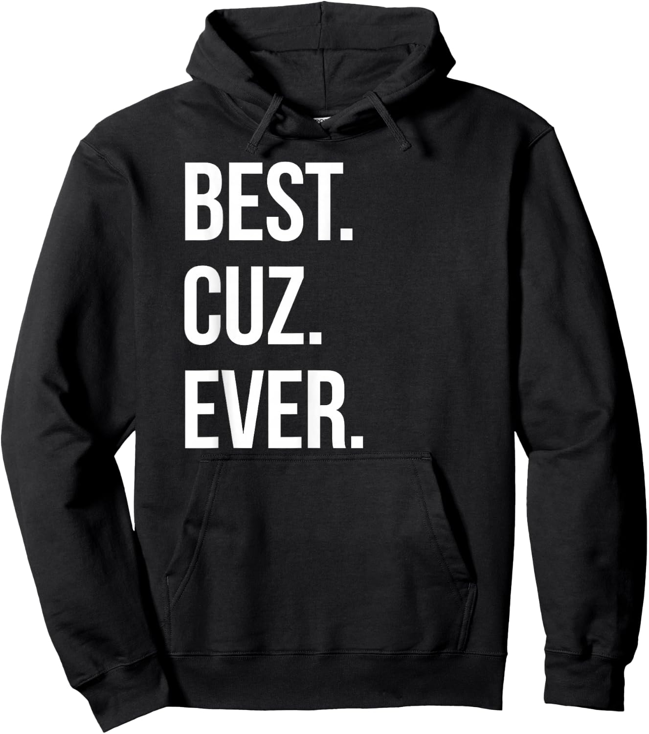 Teetastic Family Best Cuz Ever Gift Cousins Hoodie - Hoodie | Black