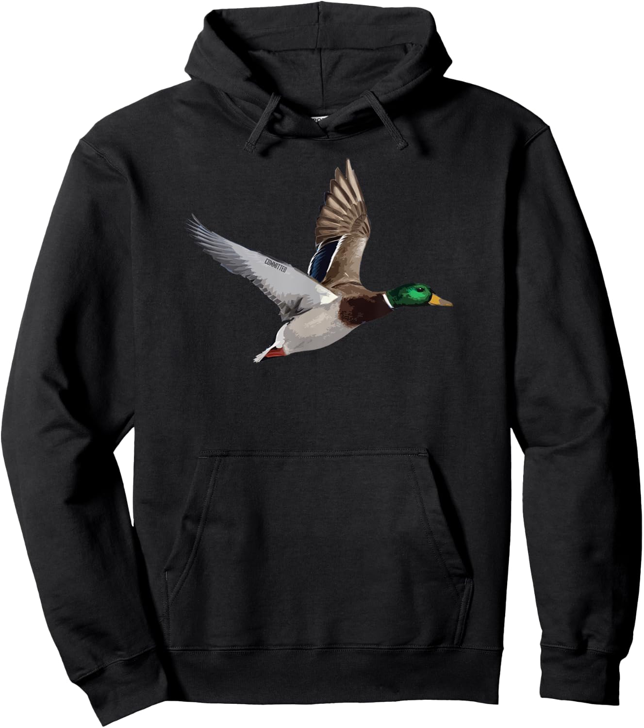 Lazy Drake - Duck Hunting Shirt by Committed Waterfowl Hoodie - Hoodie | Black