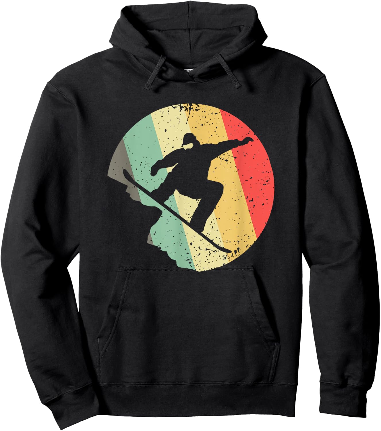 Funny Snowboarding Art Women Snowboard Snowboarder Hoodie - Hoodie | Black