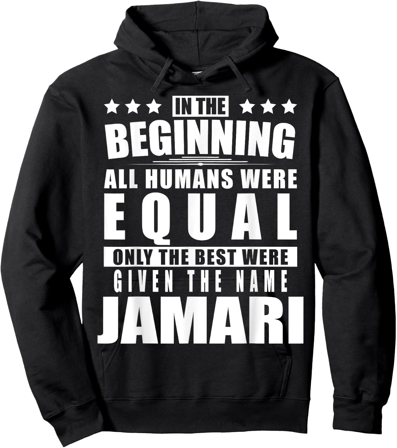 Name Jamari First Name Gifts - Funny Personalized Gift Hoodie - Hoodie | Black