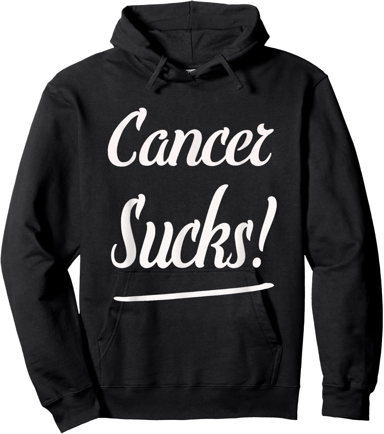 Cancer Sucks! T Shirt- Classic Fit Cancer T Shirt Hoodie - Hoodie | Black