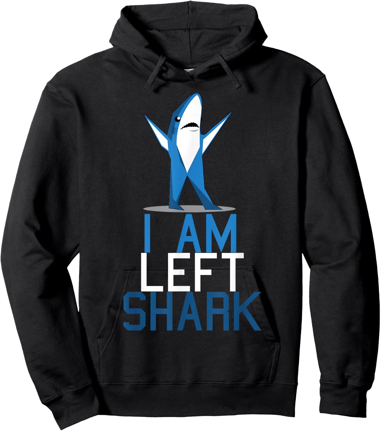 Left shark bad at dancing Hoodie - Hoodie | Black