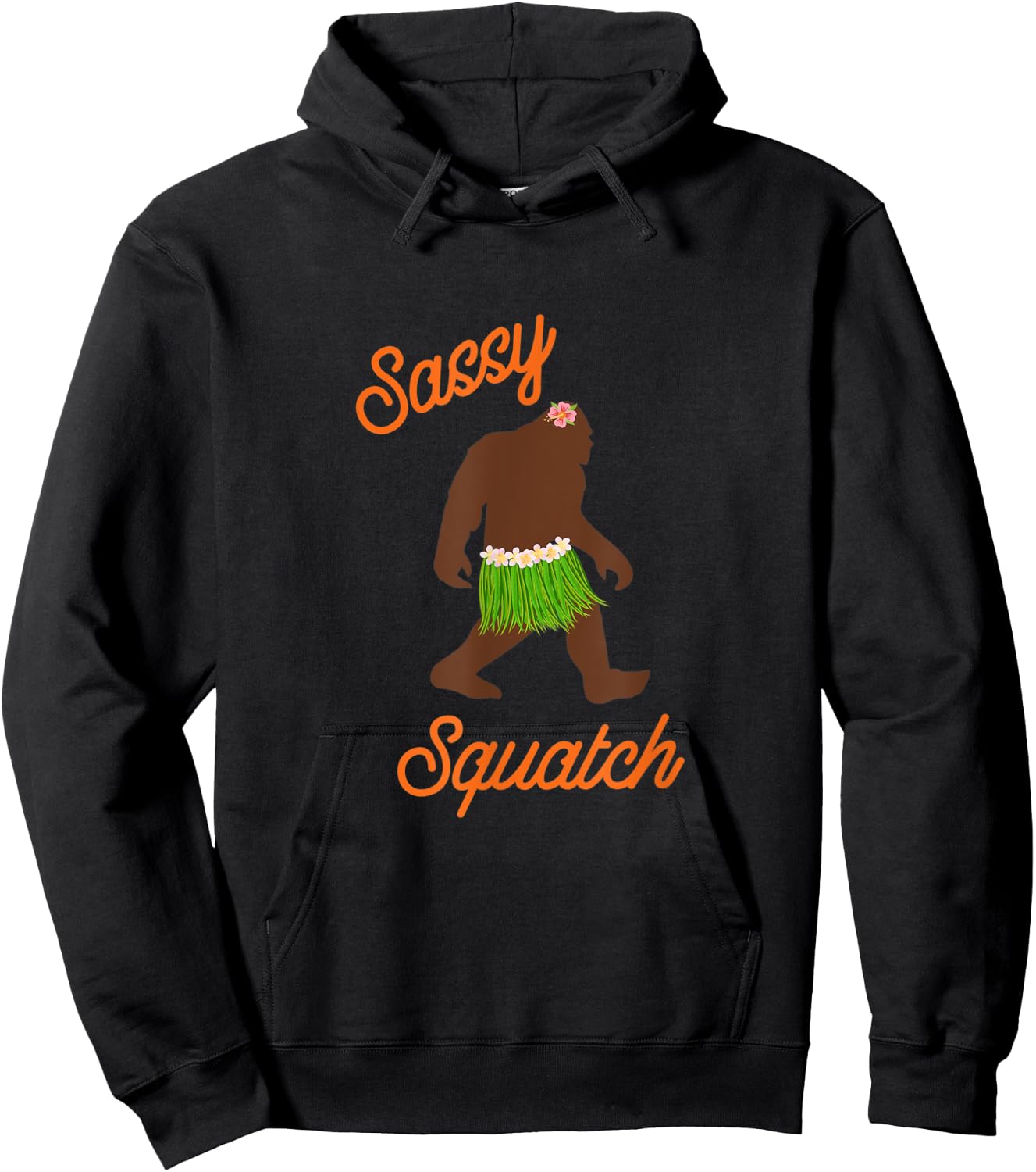 Sassy, Squatch, Female Sasquatch, Bigfoot Hoodie - Hoodie | Black