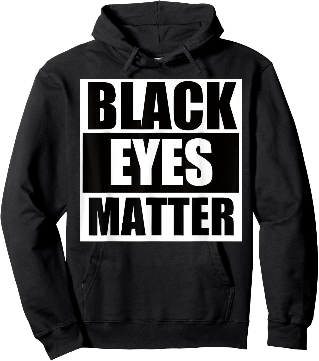 Black Eyes Matter Funny Fighting Hoodie - Hoodie | Black