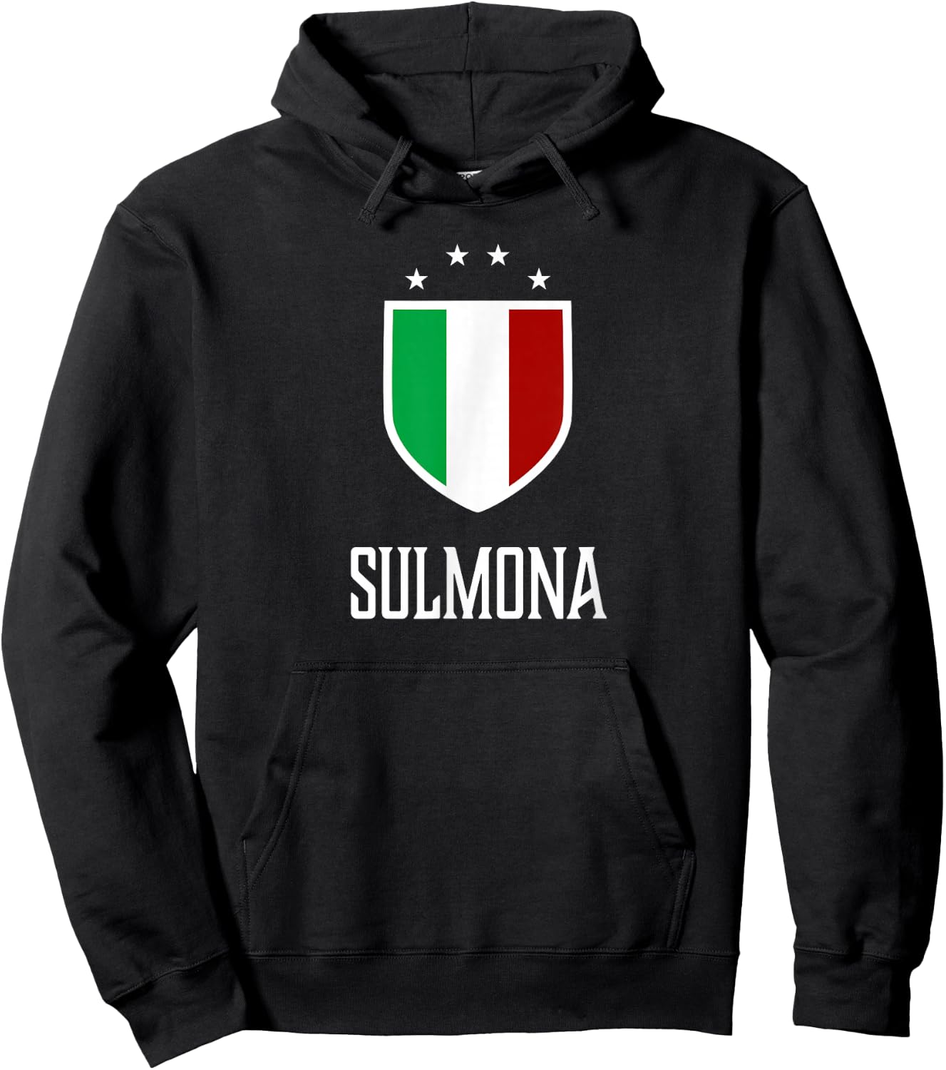 Sulmona, Italy - Italian Italia Hoodie - Hoodie | Black
