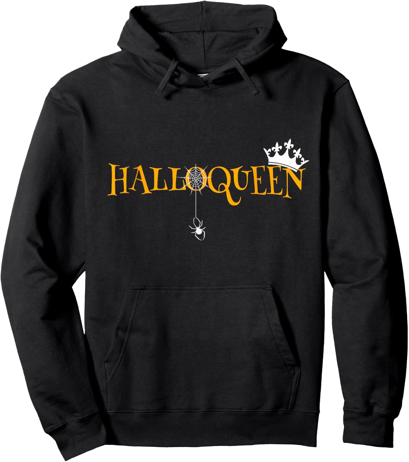Funny Halloqueen Halloween Queen Hoodie - Hoodie | Black