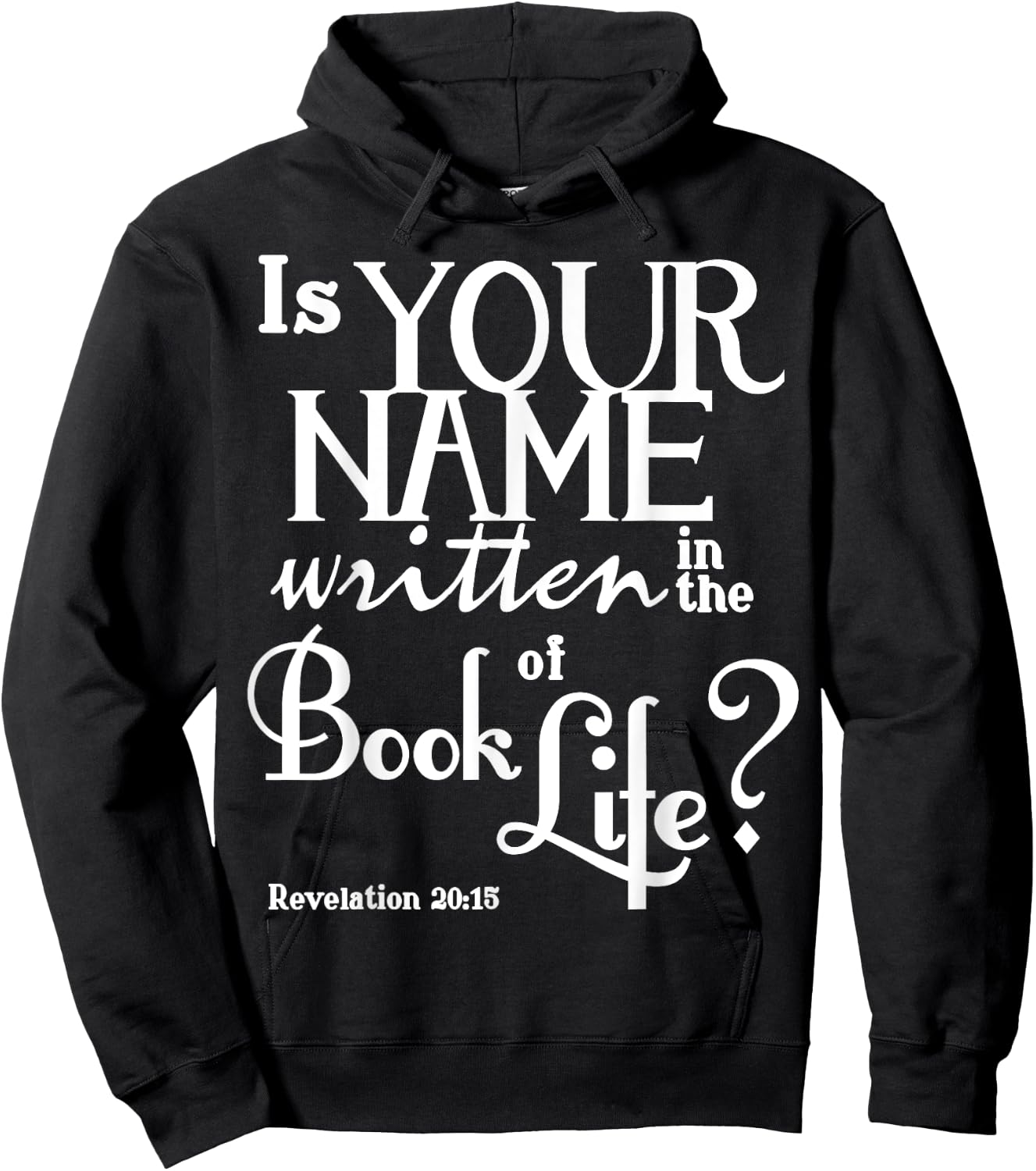 Life : Name in the Book of Life Hoodie - Hoodie | Black