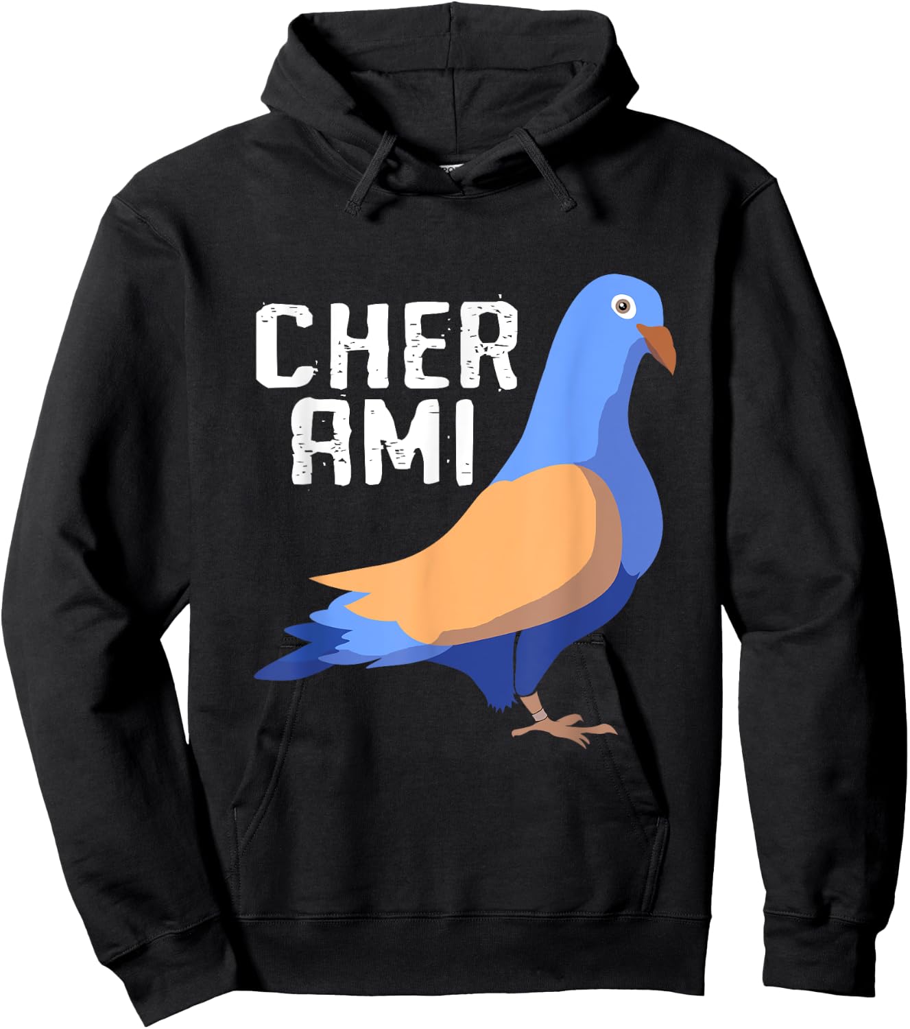 Cher Ami World War Hero Carrier Pigeon Hoodie - Hoodie | Black