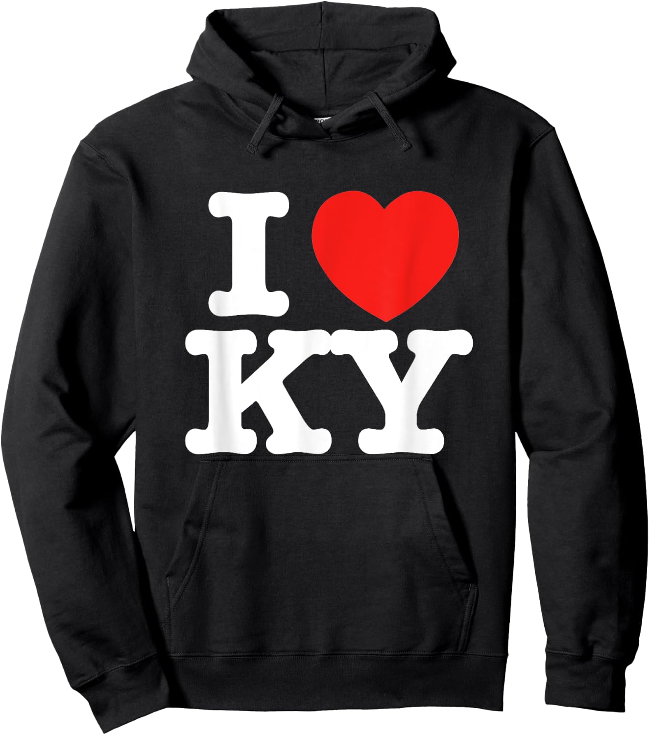 I Heart Kentucky (KY) Love Hoodie - Hoodie | Black