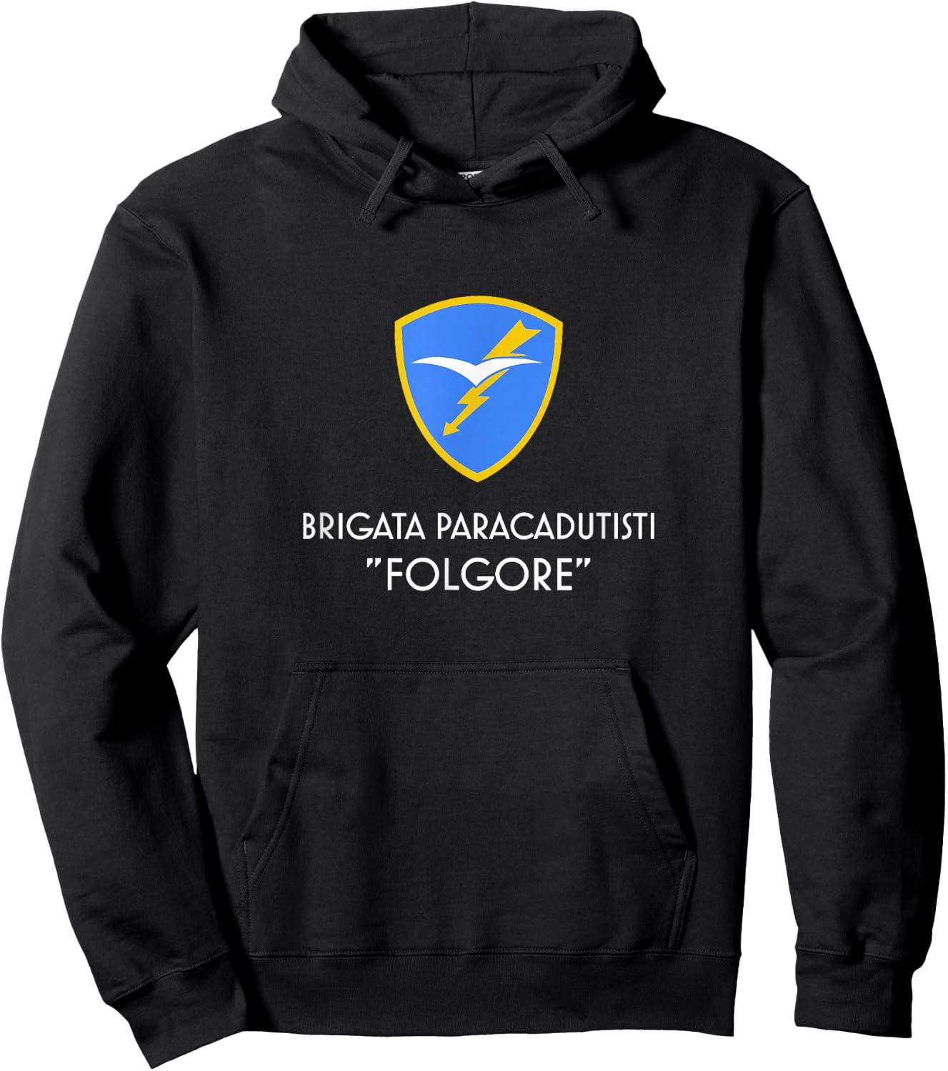 Italian paratroops Folgore airborne european color Hoodie - Hoodie | Black