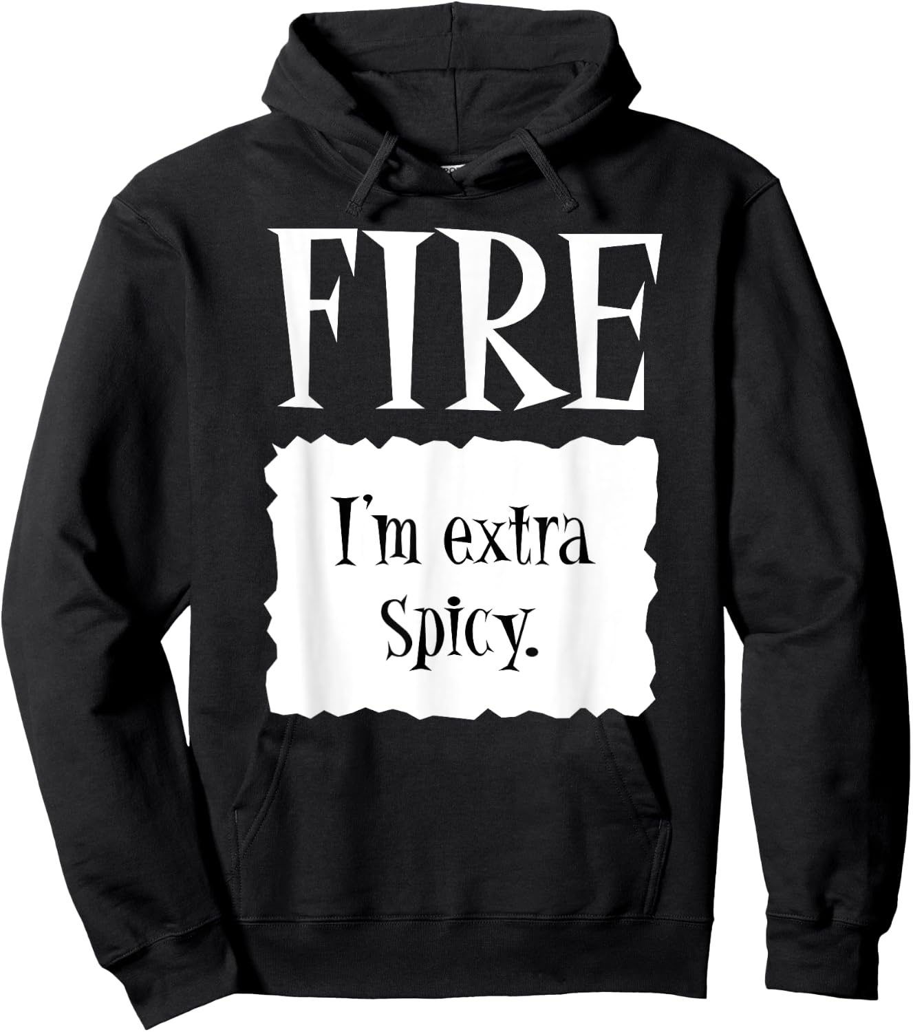 FIRE - Hot Packet Halloween Taco Costume Hoodie - Hoodie | Black