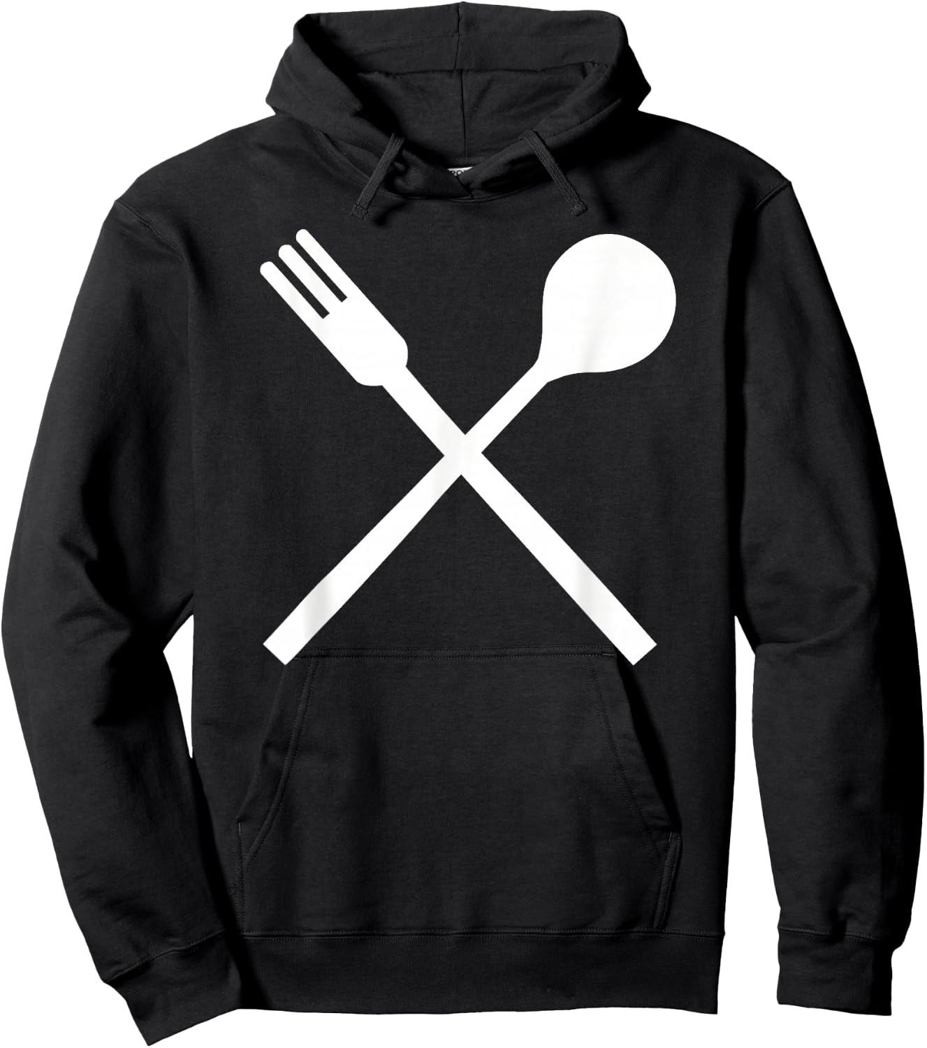 Fork and spoon Hoodie - Hoodie | Black