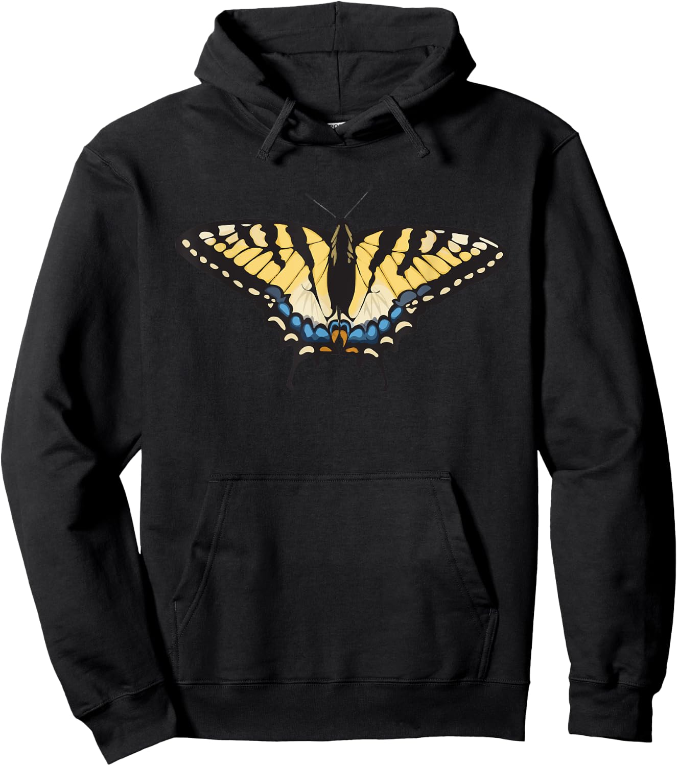 Beautiful Tiger Swallowtail Butterfly Hoodie - Hoodie | Black