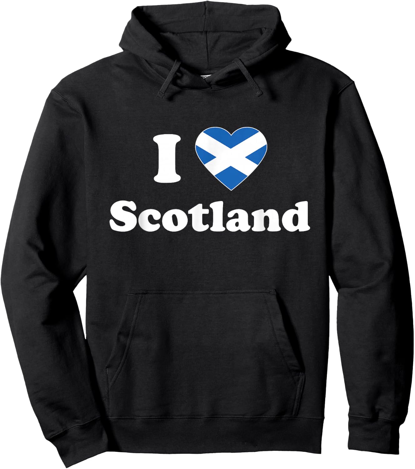 I Love Scotland I Heart Scotland Scottish Hoodie - Hoodie | Black
