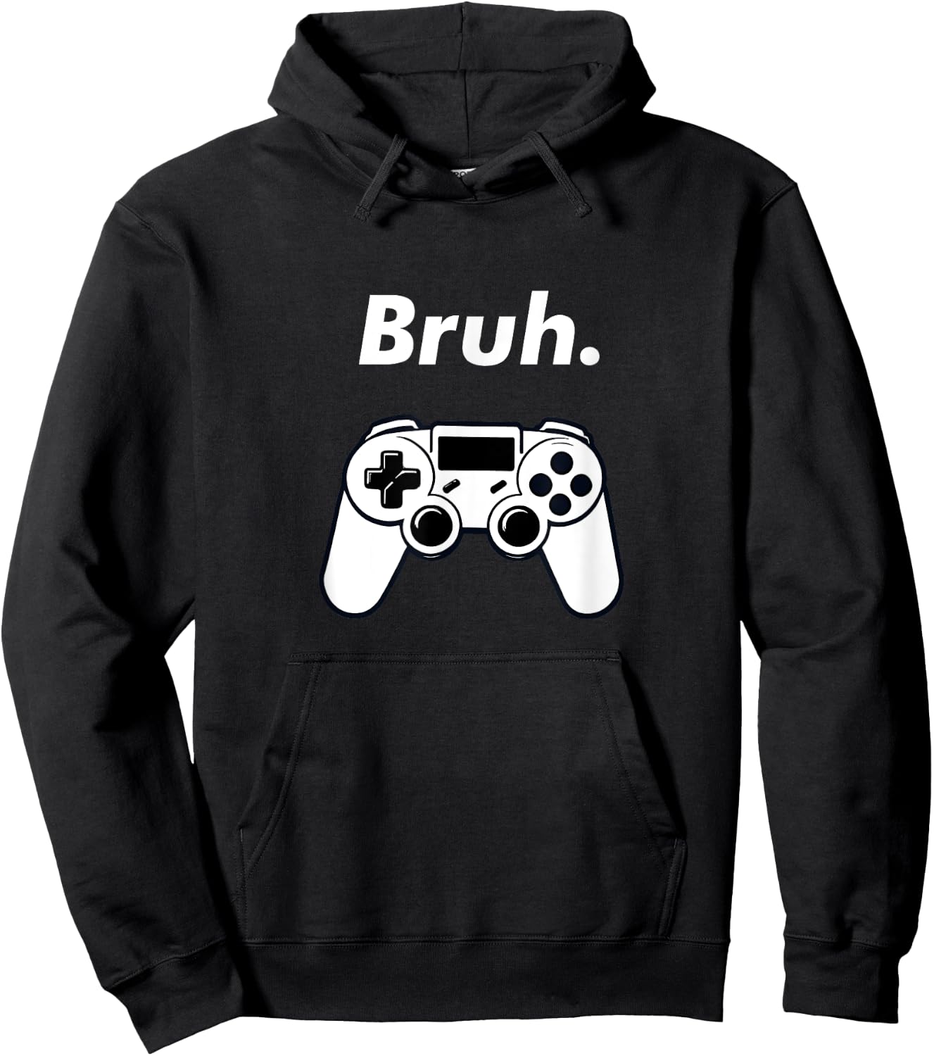 Gamer Bruh Funny Video Gaming Teen Boys Kids Boy Youth Hoodie - Hoodie | Black