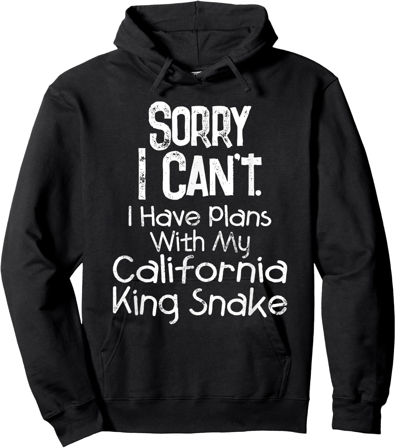 California King Snake Shirt Vintage Pet Snake Lover Hoodie - Hoodie | Black
