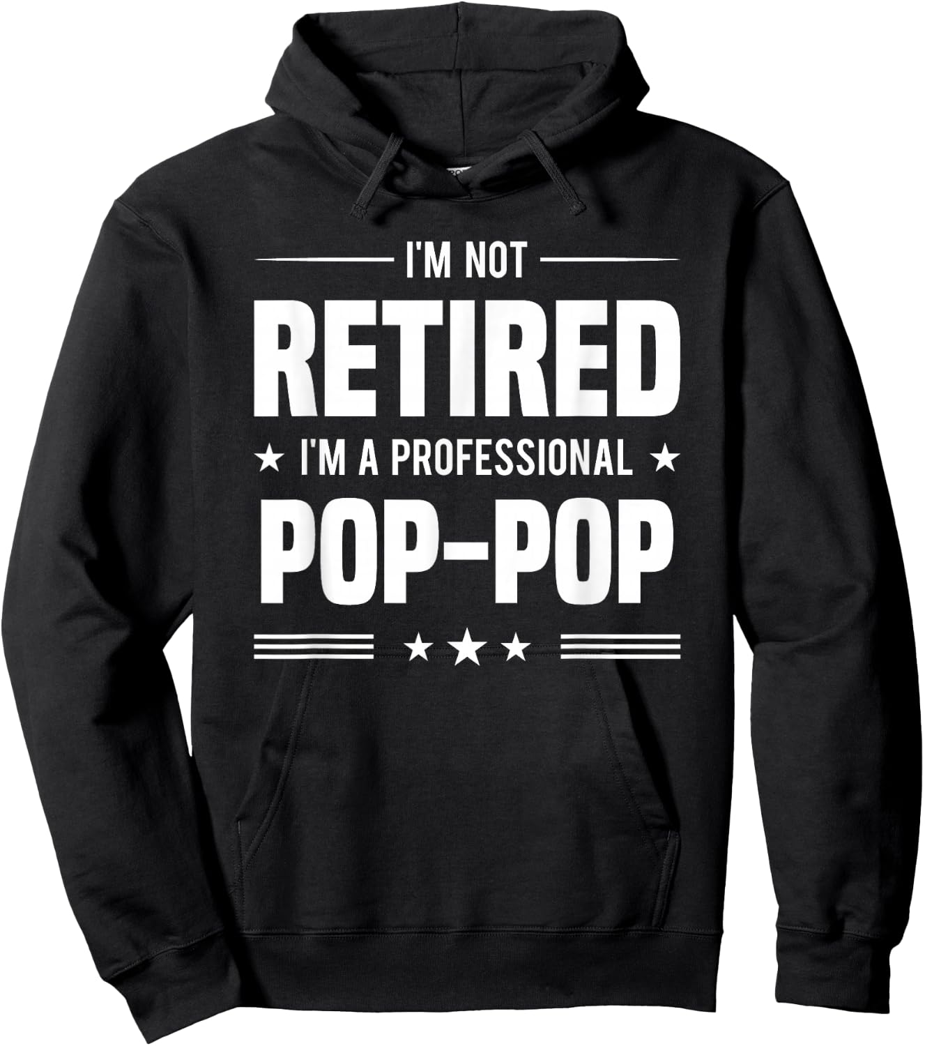 I'm A Professional POP-POP Retirement Hoodie - Hoodie | Black