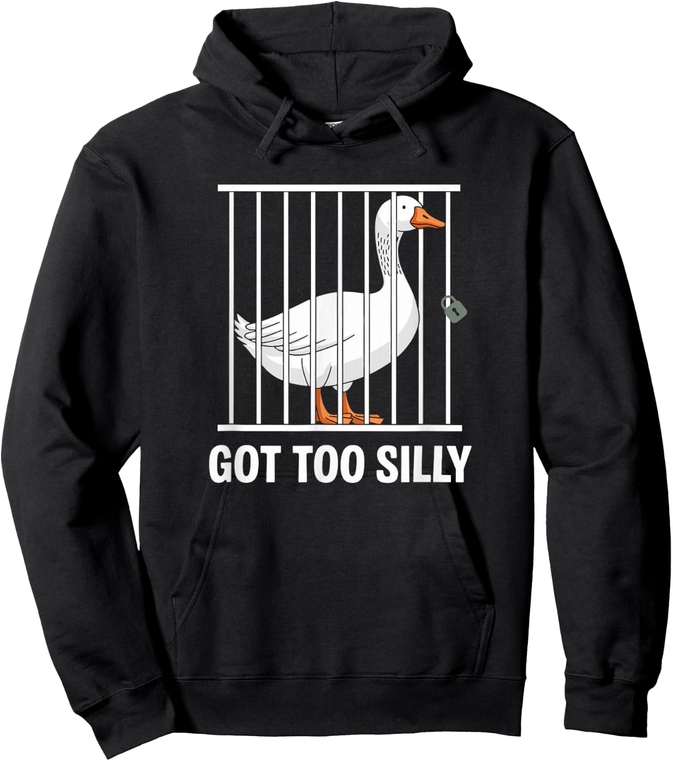 Silly Goose Got too silly Hoodie - Hoodie | Black