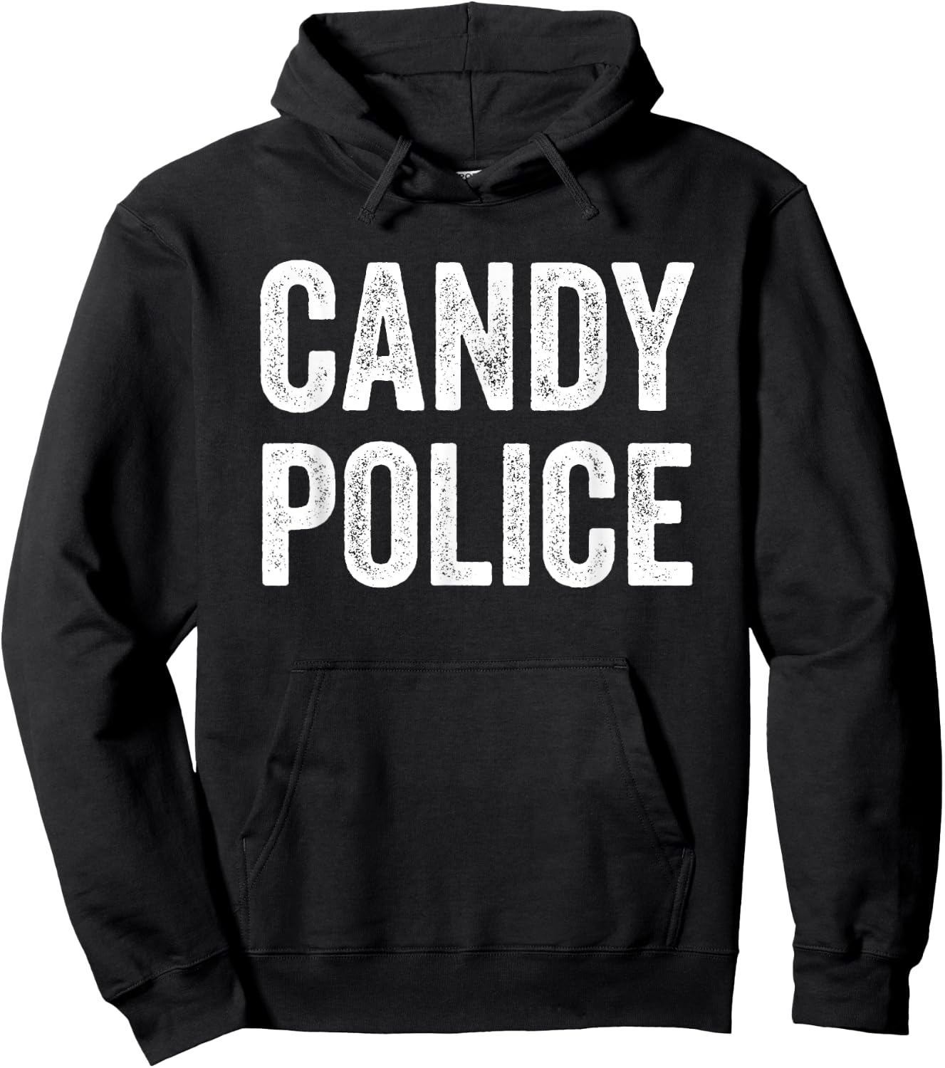Candy Police Mom Dad Parents Fun Costume For Halloween Hoodie - Hoodie | Black